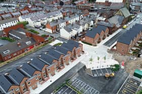 There were around 450 applications for each of the 22 new council homes that have been built on Quin Street in Leyland