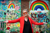 Shiryn Wynter worked with young people on a community mural project at Kingsfold Community Centre in Penwortham