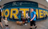 Excitement as first striking mural 'Northern' unveiled at the former BHS site on Fishergate in Preston 