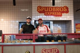 SpudBros Harley Nelson (left) and Jacob Nelson (right) are opening another SpudBros Express in Colne