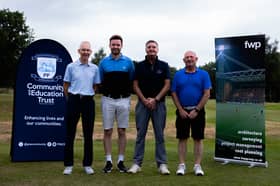 FWP helped raise vital funds for PNE Community & Education Trust by hosting a golf day. Pictured is the FWP team.