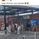 Leigh Infirmary doubles for Morecambe General as location shooting takes place for ITV's hit series The Bay