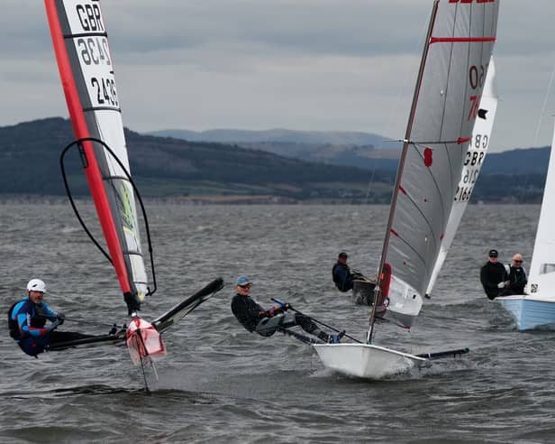 Sailors battle it out on Morecambe Bay