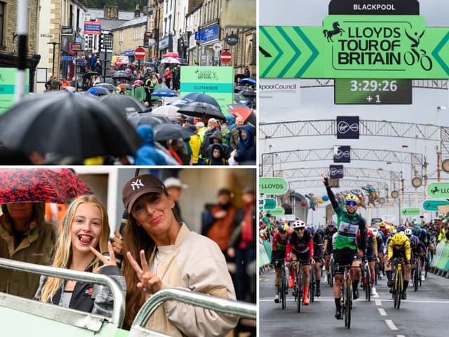 It was fantastic turnout, despite the weather, during the Lancashire leg of the Tour of Britain Women race.
