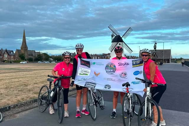 The fundraisers start their challenge next month.