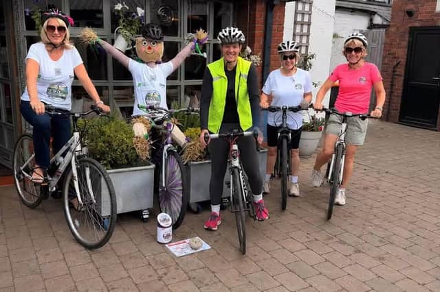 The group is raising money for two charities.