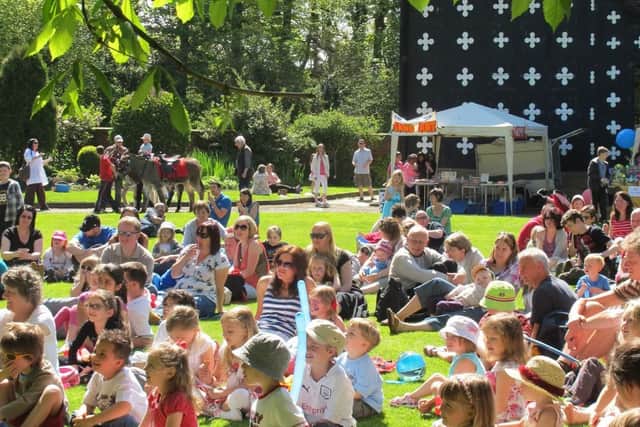 Scenes from a previous Samlesbury Hall Summer Fayre