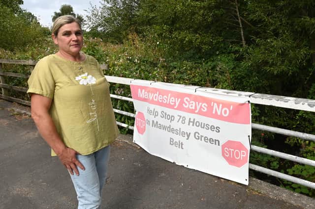 Lisa Thompson hopes Chorley Council hears the message coming from the village about the housing plans