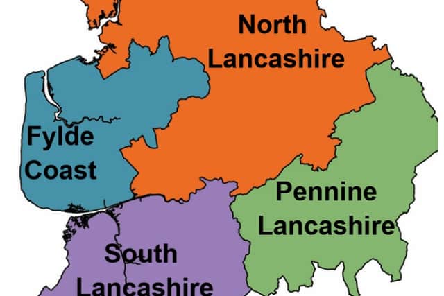 The new-look Lancashire council map from April 2028 - but is 'North Lancashire' really representative of the area it will cover?