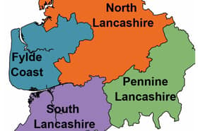 The new-look Lancashire council map from April 2028 - but is 'North Lancashire' really representative of the area it will cover?