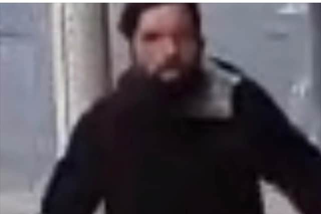 Police are appealing for information including the identity of the man in this footage, as part of an investigation into a report of an assault at the bus stop on Woodplumpton Road, Preston, on Saturday, May 30.