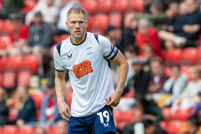 Preston North End's Lewis Gibson

