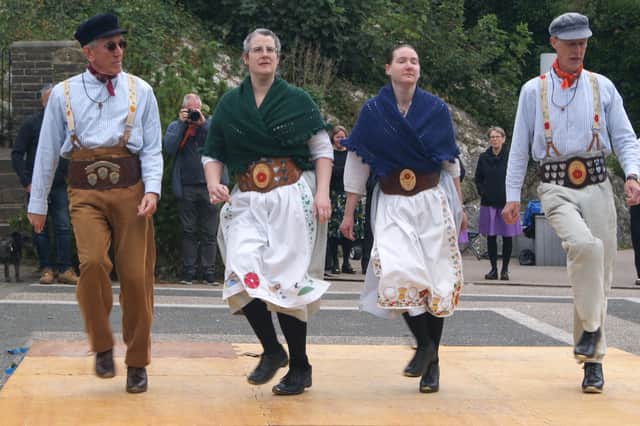 The Lancashire Wallopers dance up a storm.