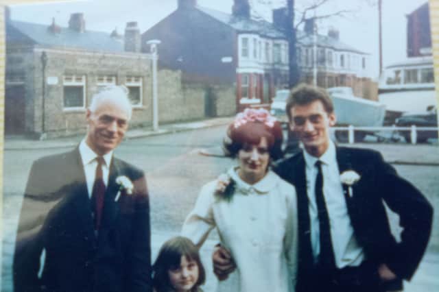 Tony Allen and wife Pauline on their wedding day in November 1967