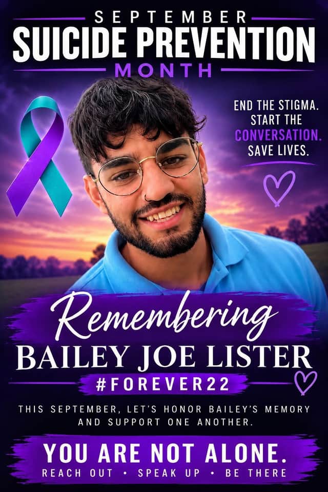 Suicide Prevention Month: The uncle of tragic Bailey Lister is urging people to end the stigma and speak out