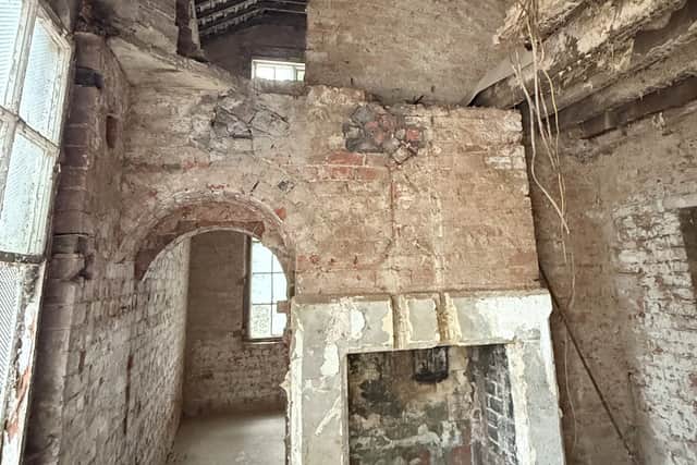 Submitted photos by Bare Capital before renovations.  Whittingham Park's iconic Gatehouse, North Lodge. The property had been vacant for 20 years and fallen into severe disrepair, Bare Capital Ltd have undertaken extensive renovation and the four-bedroom property is nearly ready to put on the market.