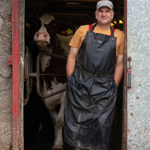 Dairy farmer James Robinson