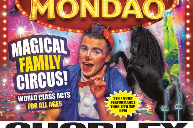 Circus Mondao will be performing a show for people with SEND.