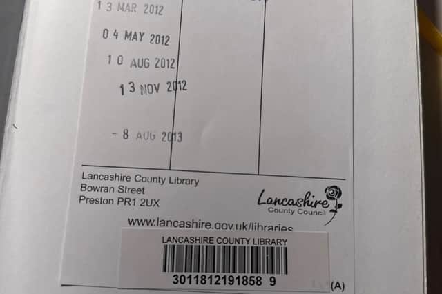 Overdue library books in Lancashire carry a charge of 35p per day, to a maximum charge of £8.25.