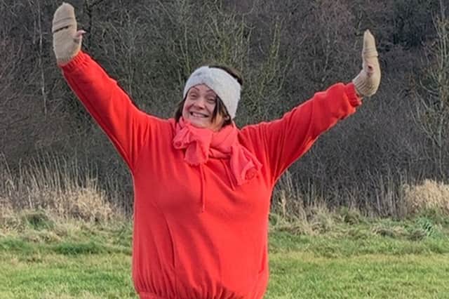 Climbing the hill near her Buckshaw Village home was a sign Michelle was firmly on the road to recovery.