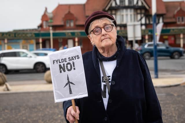 Fylde Says No! Pictured is Rosaleen Forsey