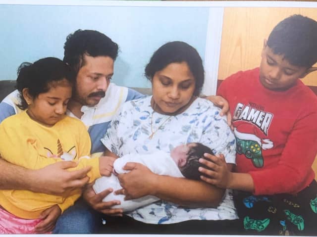 Richard with his family
