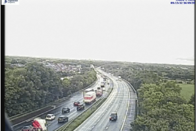 'Severe' motorway delays due to 'police-led incident' between M6 and M61 ...
