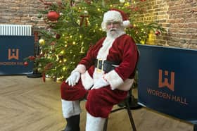 Meet Father Christmas at Worden Hall.