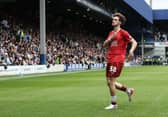 Preston North End's Johnny Kenny celebrates scoring his side's first goal 