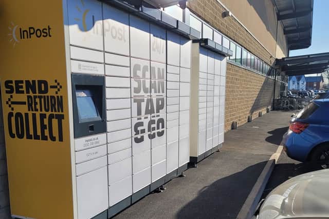 The InPost lockers are available 24/7 - but people are being fined £70 for using them outside the store's opening hours