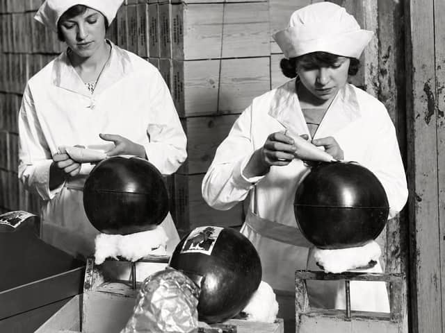 Easter egg making at Beechs Chocolate Factory, Fletcher Road, Preston
