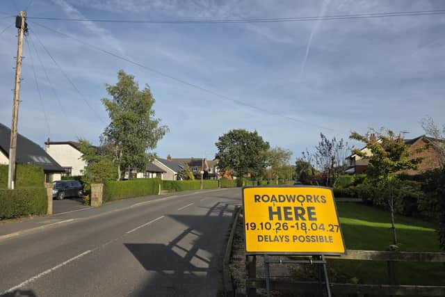 Roadworks will take place in Longridge from October 19 2026 until April 4, 2027