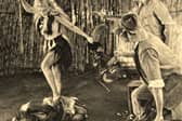 A dramatic scene from the 1931 Hollywood film Trader Horn, inspired by the African adventures of Preston-raised explorer Alfred Aloysius Smith
