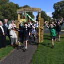 Edisford Bridge Play Park saw a grand opening this week, including a ribbon cutting by Ribble Valley Mayor Jan Alcock 