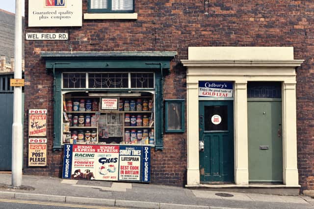 A familiar sight from days gone by: a neighbourhood newsagent's shop on Wellfield Road, pictured around 1975, with its window packed with newspapers, magazines and everyday essentials