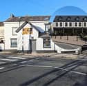 The Old Original Seven Stars in Slater Lane, Leyland, and inset, how the site could be redeveloped