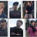 Images of the youths wanted by Police.