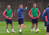 Graham Alexander in Preston North End training.