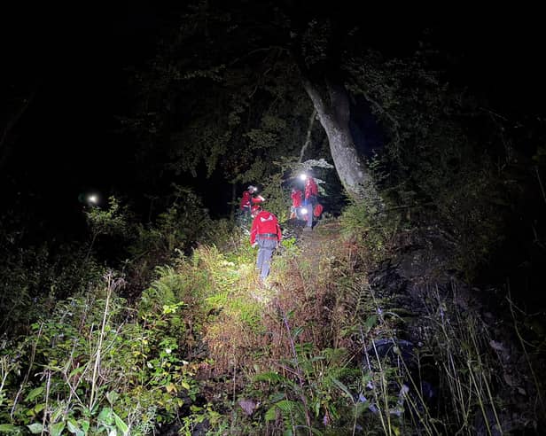 On Monday evening Rossendale & Pendle Mountain Rescue team was called out by North West Ambulance Service to assist at an incident in woodland in Accrington. 