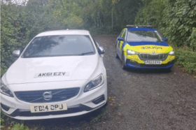 The vehicle was seized on Blackburn Road with two number plates on clear display