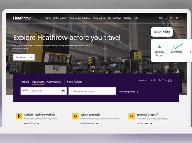 The partnership hopes to improve the digital experience of Heathrow's 84.5 million annual passengers