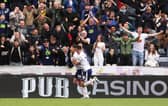 Preston fans celebrating at Deepdale.
