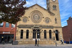 The former Fishergate Baptist Church, with its landmark clock tower, has been given a new lease of life as Luka restaurant
