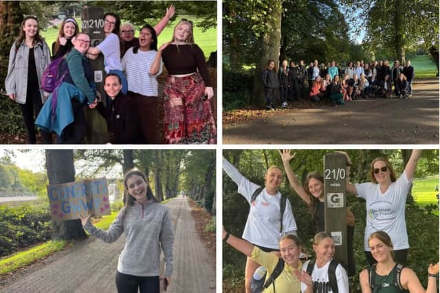 Photos from Girls Who Walk Preston’s Guild Wheel walk for Hope Prevails earlier this month.