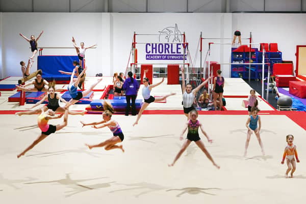 Members of Chorley Academy of Gymnastics enjoy the new building and facilities after moving to Thorntrees Business Park, Leyland.