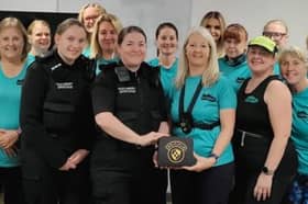 Police presented the South Ribble Runners with the camera on Tuesday