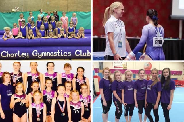 Various photos from the club's history. In the top right, Michelle is pictured with her daughter Milly.