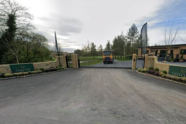 The proposed changes to Goosnargh Lodge Park involve a new access roadway.