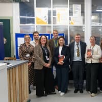 Crime author Lee Child visits Preston prison to give away free books