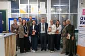 Lee Child with staff from The Reading Agency and HMP Preston (15/10/26)